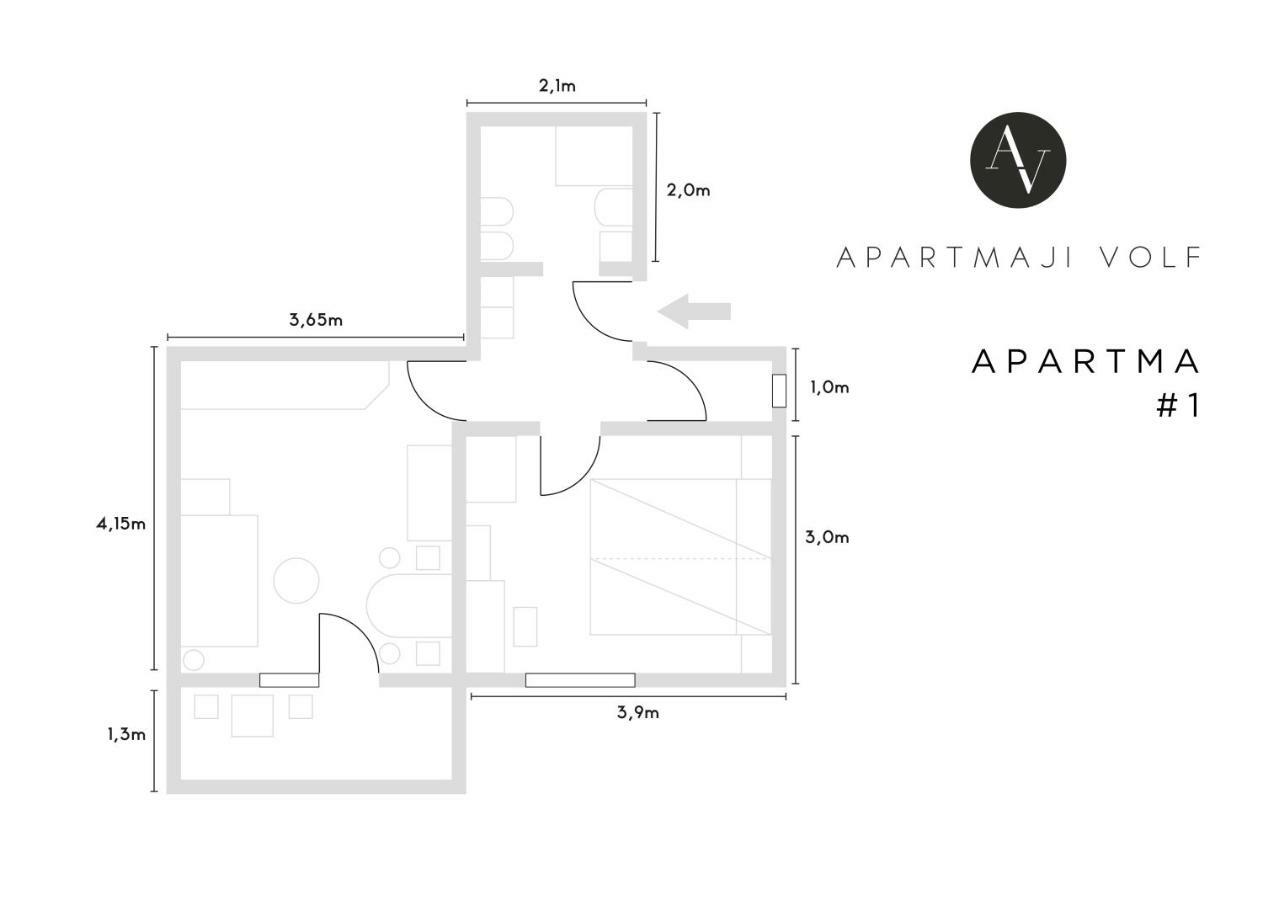 Apartmaji Volf 지고르니예 고르예 외부 사진